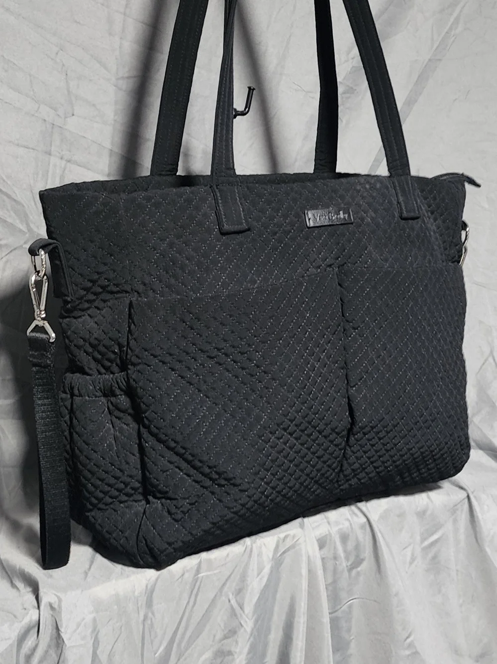NWOT Vera Bradley Classic Black Quilted Iconic Ultimate Baby Bag Diaper Bag